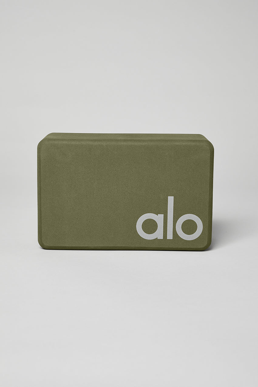 Uplifting Yoga Block - Jungle/Silver
