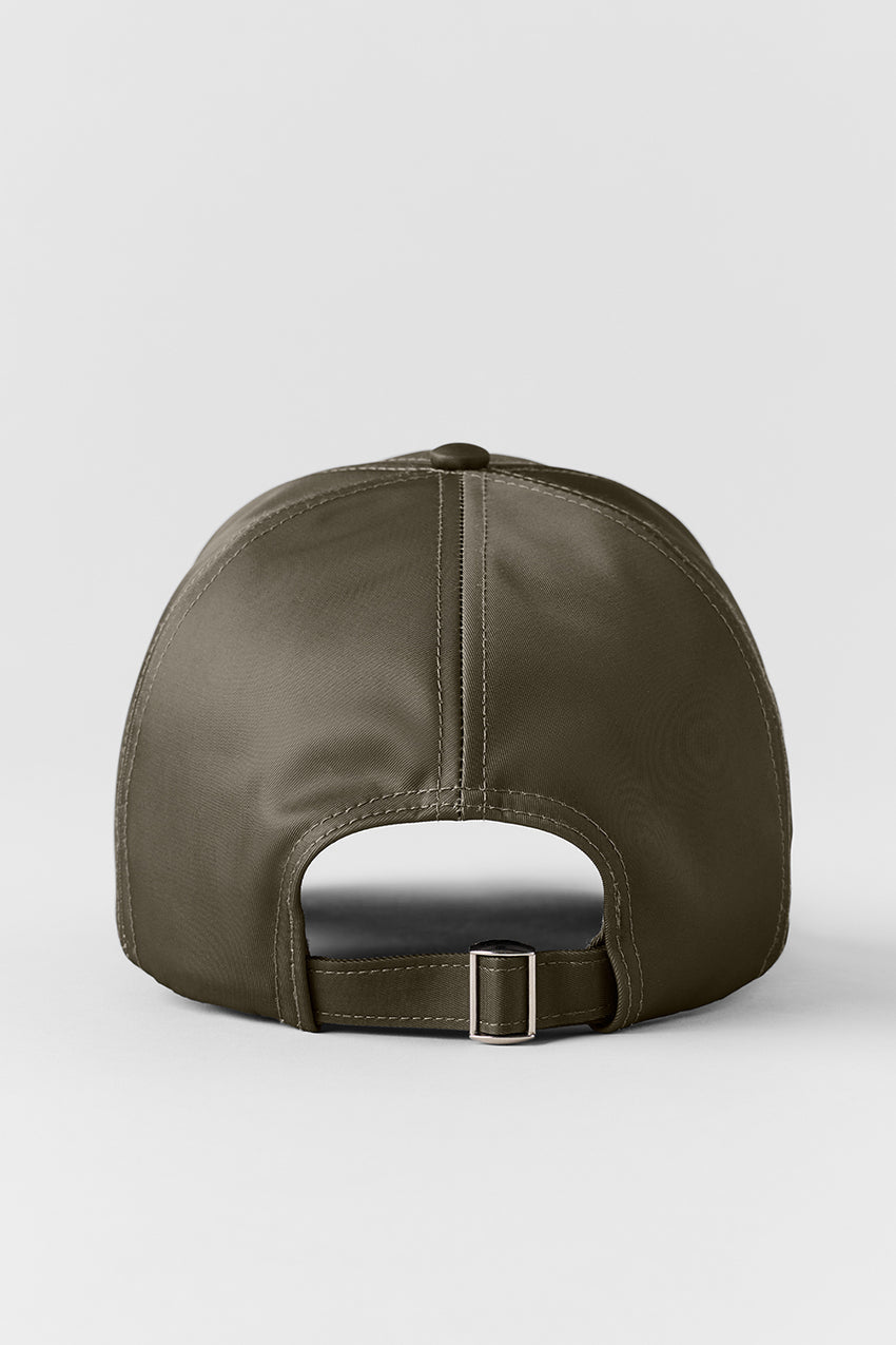 Satin Off-Duty Cap - Olive Tree