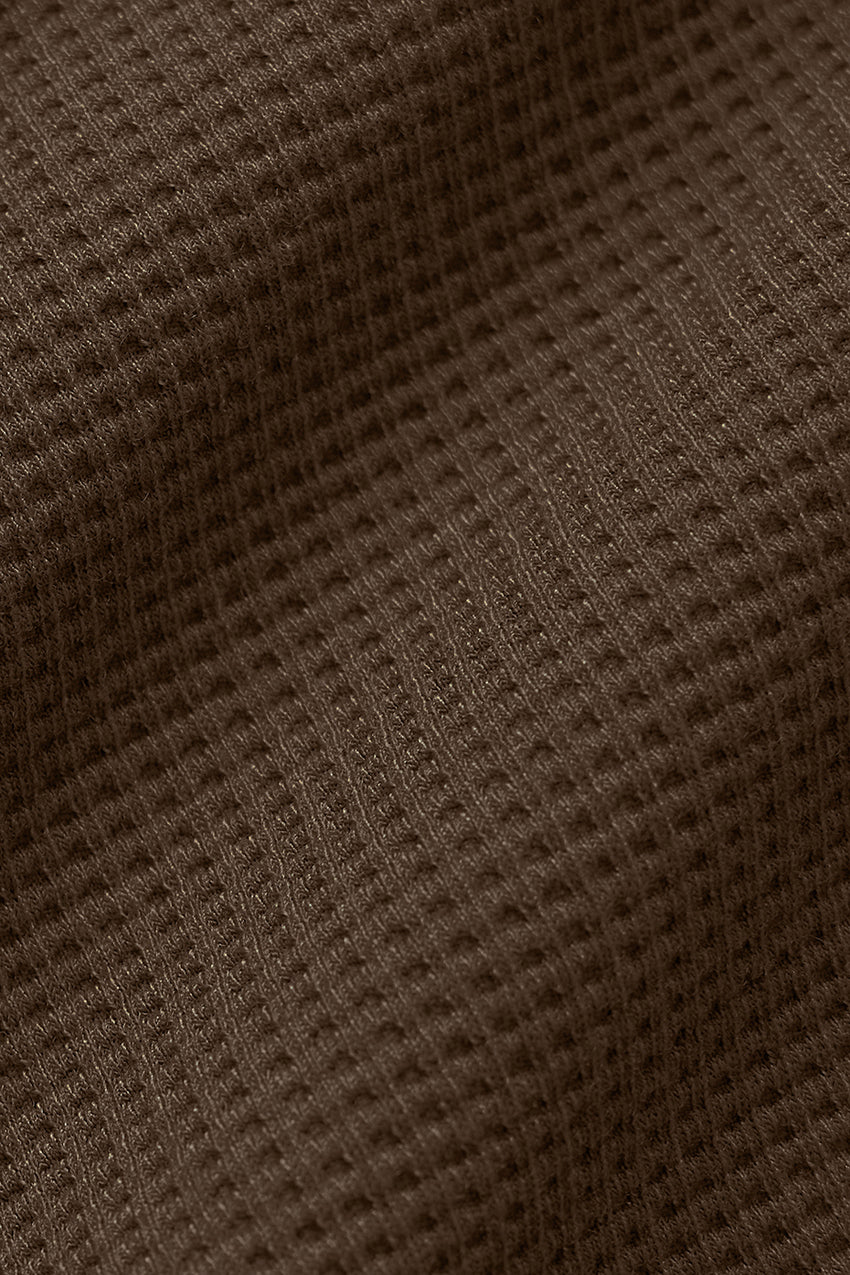 Waffle Lounge Hoodie - Espresso