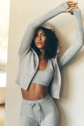 Sway Full Zip Hoodie - Athletic Heather Grey